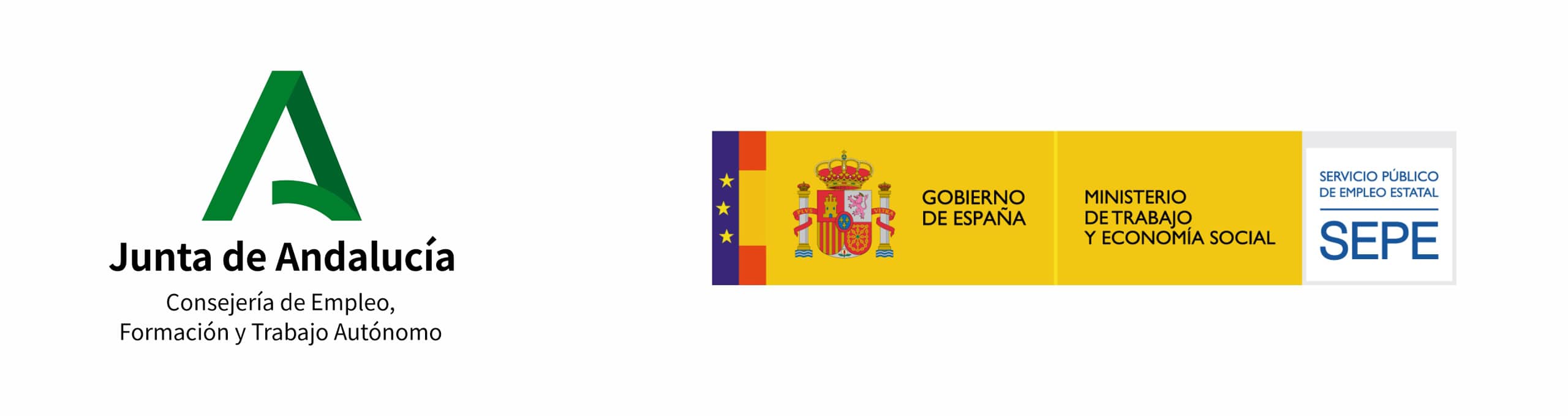 Logo junta de andalucia y SEPE